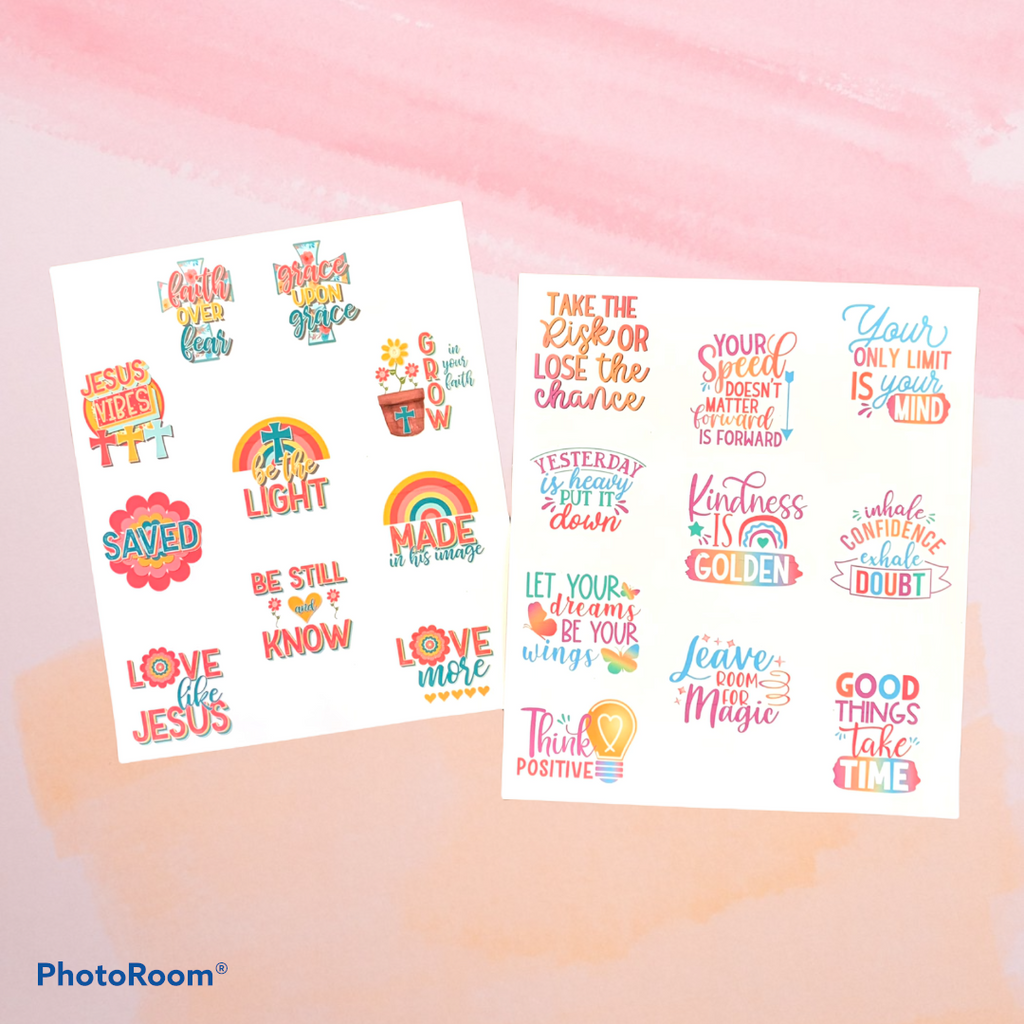 Colorful Motivation Stickers
