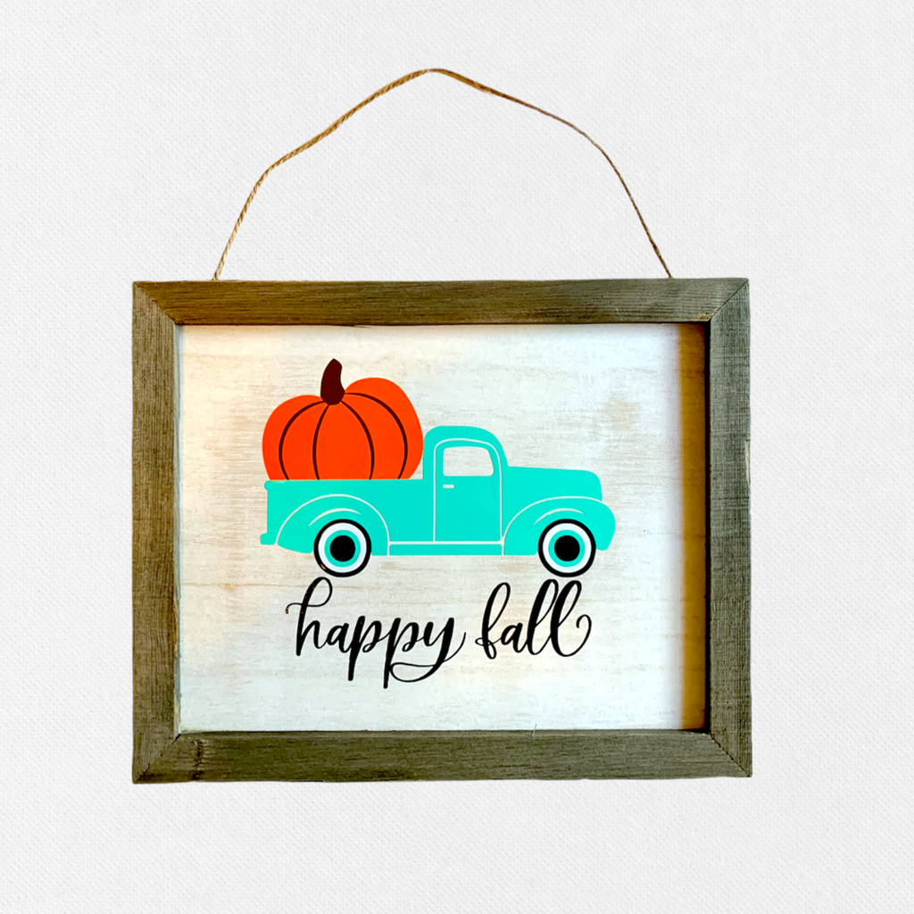 Happy Fall Truck and Pumpkin!