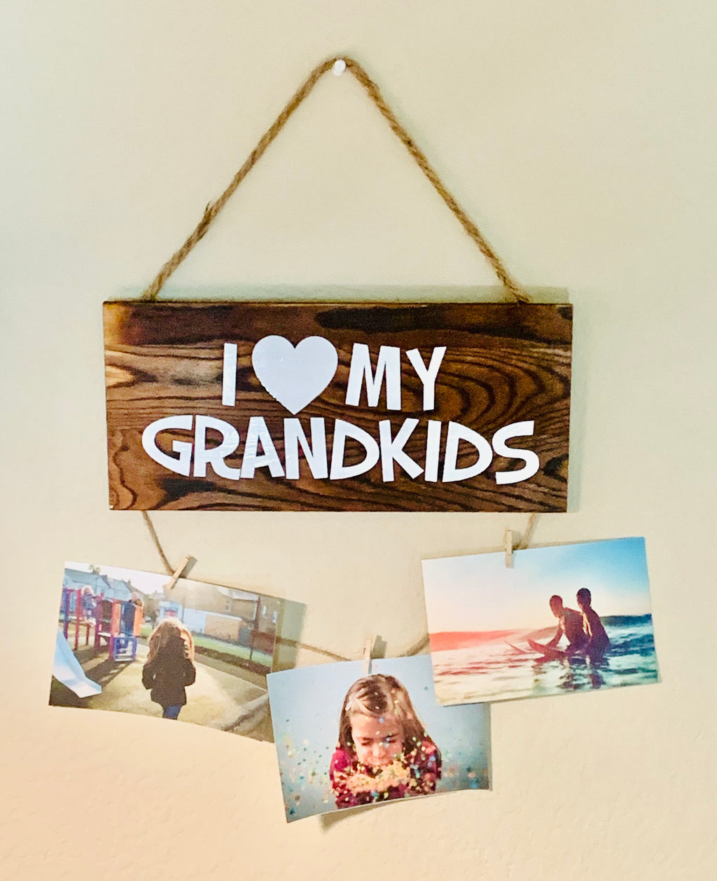 I Love My Grandkids sign