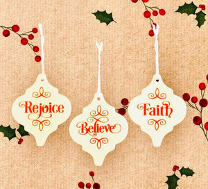 Inspirational Christmas ornaments