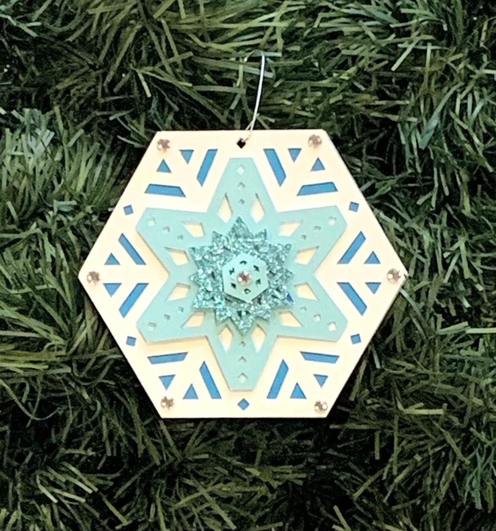 Snow Flake ornament (set of 6)